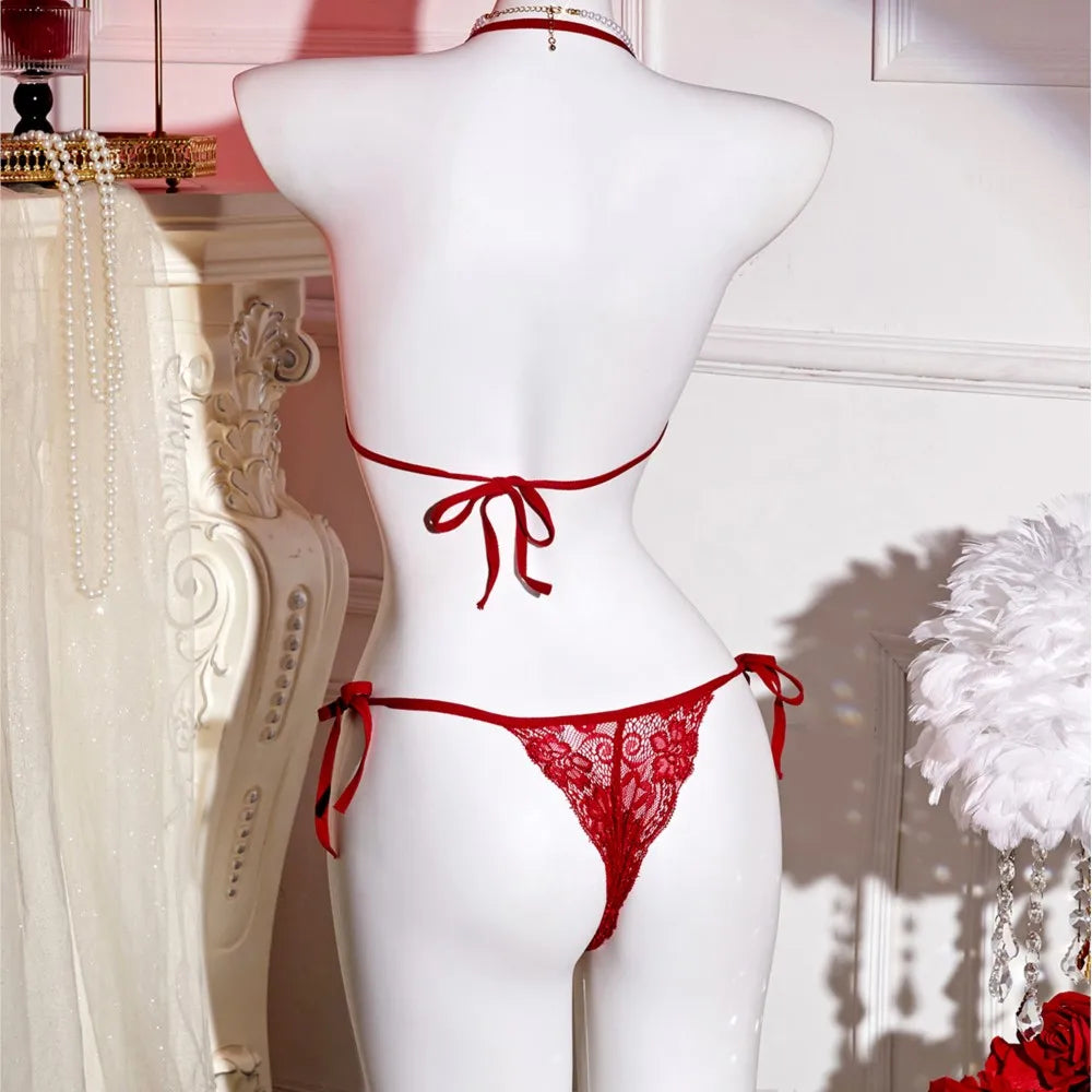 Push Up Bra & Panty Ruffle Set