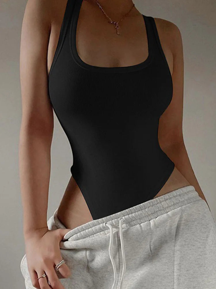 Sexy Off-Shoulder Knit Bodysuit