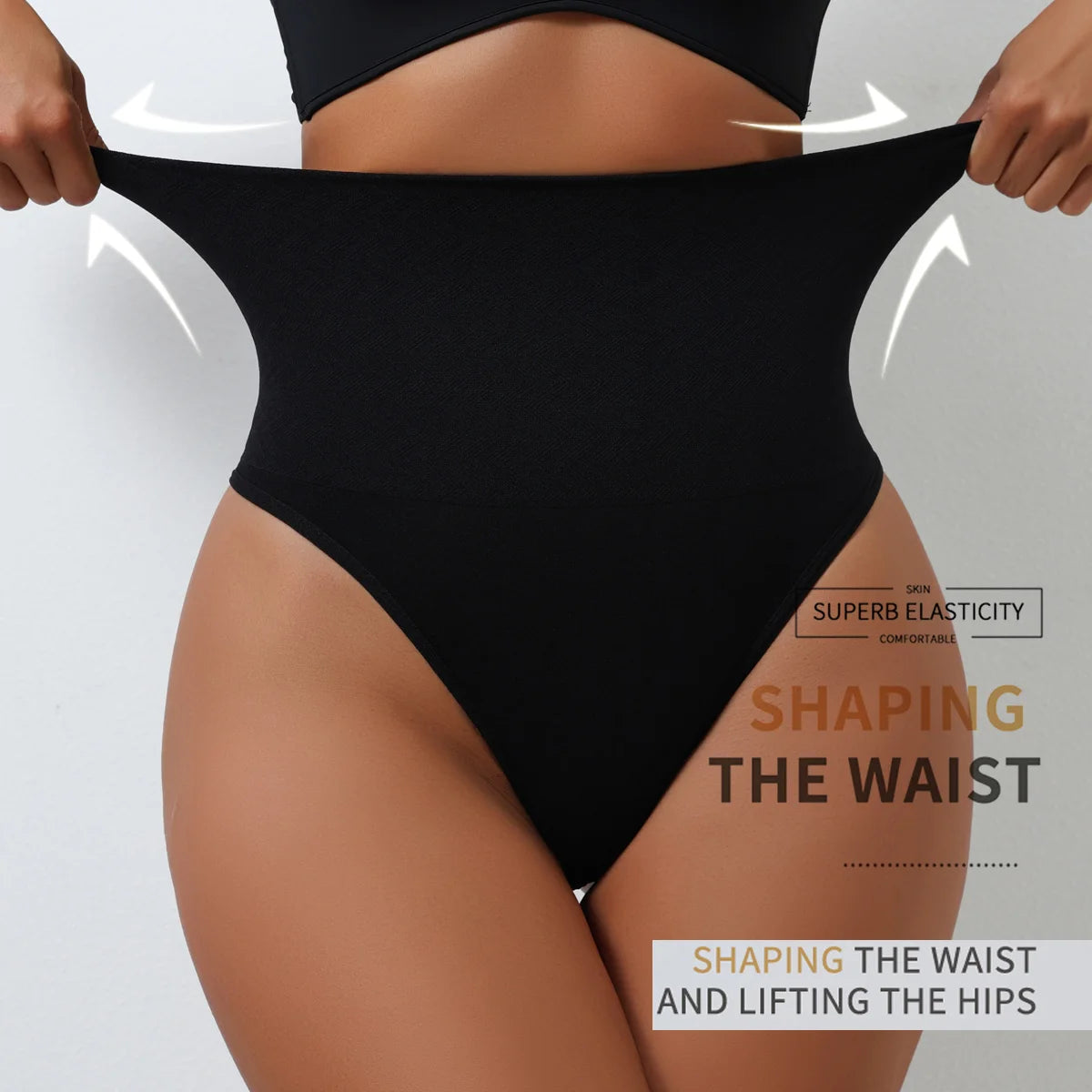 High Waist Seamless Thong