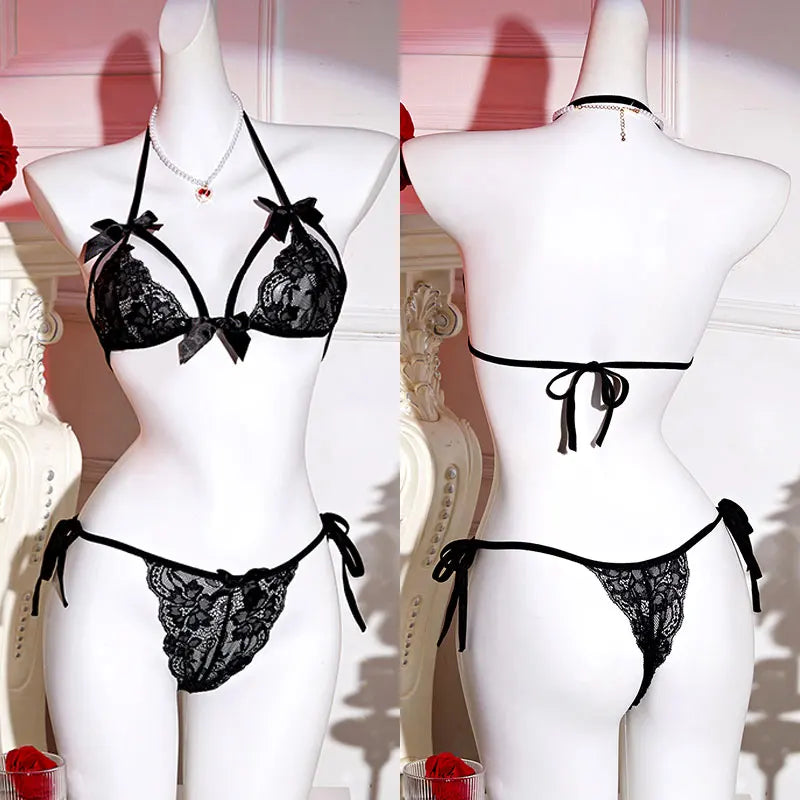 Push Up Bra & Panty Ruffle Set