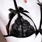 Push Up Bra & Panty Ruffle Set