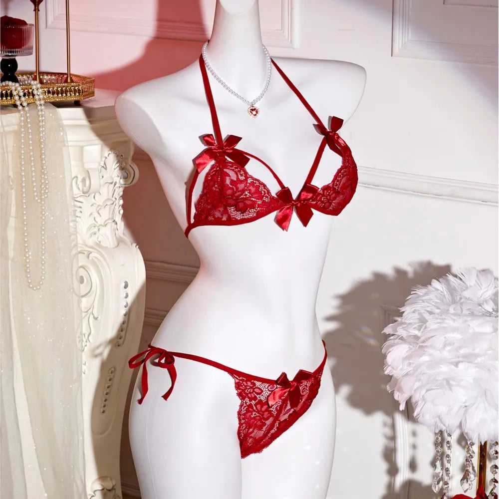 Push Up Bra & Panty Ruffle Set